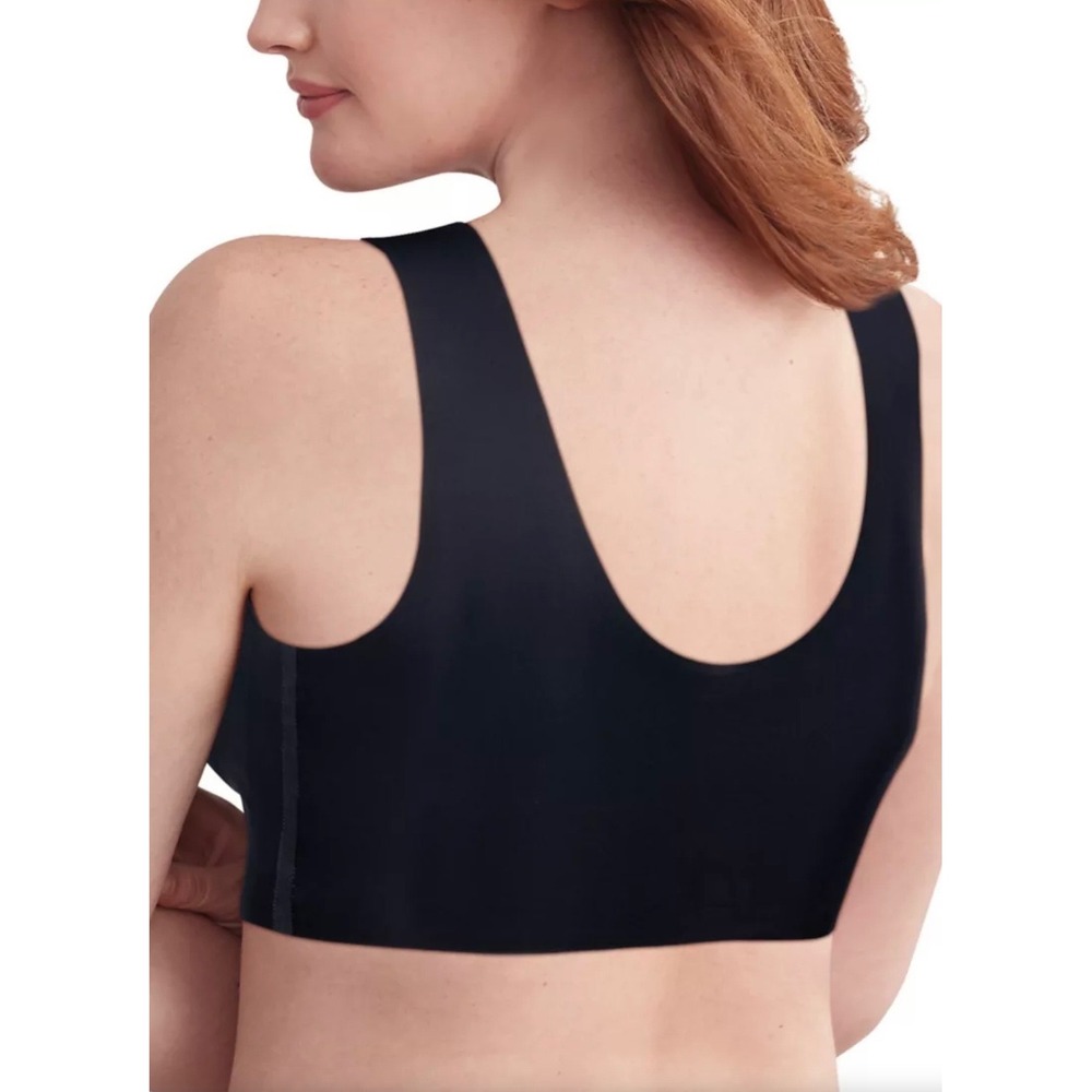 Lot of 2 Bali Comfort Revolution Wirefree Bras-Sandshell and Black XL New - Picture 4 of 11